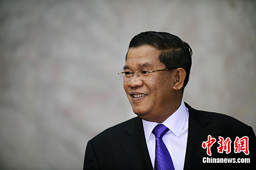 資料圖：柬埔寨首相洪森。<a target='_blank' href='http://www.chinanews.com/'>中新社</a>記者 廖攀 攝