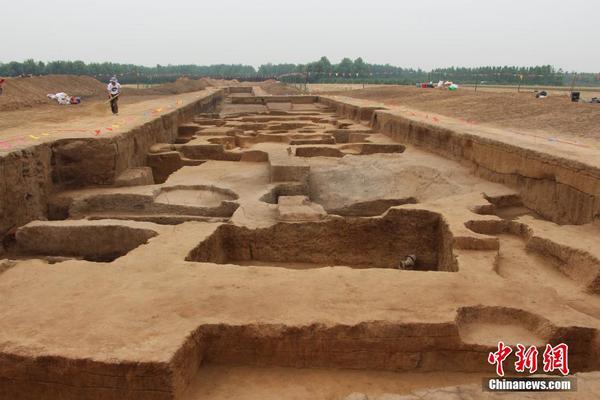 山東章丘焦家遺址考古工地現場圖。趙曉　攝