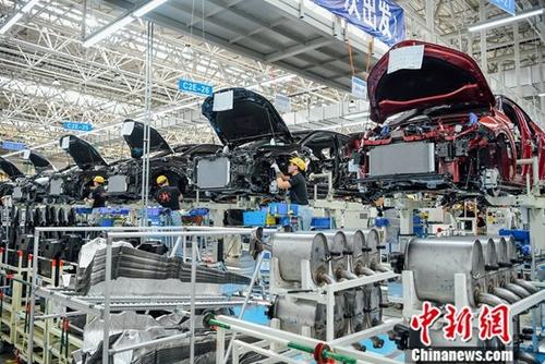 資料圖：汽車生產車間。<a target='_blank' href='http://www.chinanews.com/'>中新社</a>記者 佟郁 攝