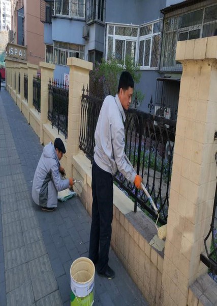 小區(qū)外街道進行刷新