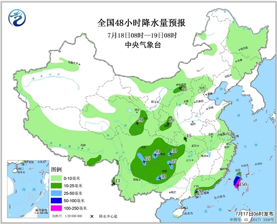 西南等地有較強降雨 臺風“丹娜絲”影響東南沿海